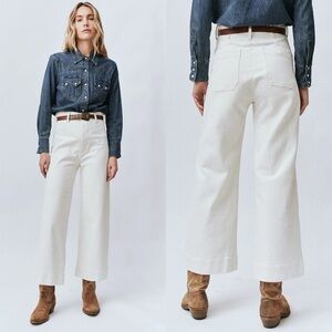 The Great | Seafair Jean in Vintage Stone Off White 27
